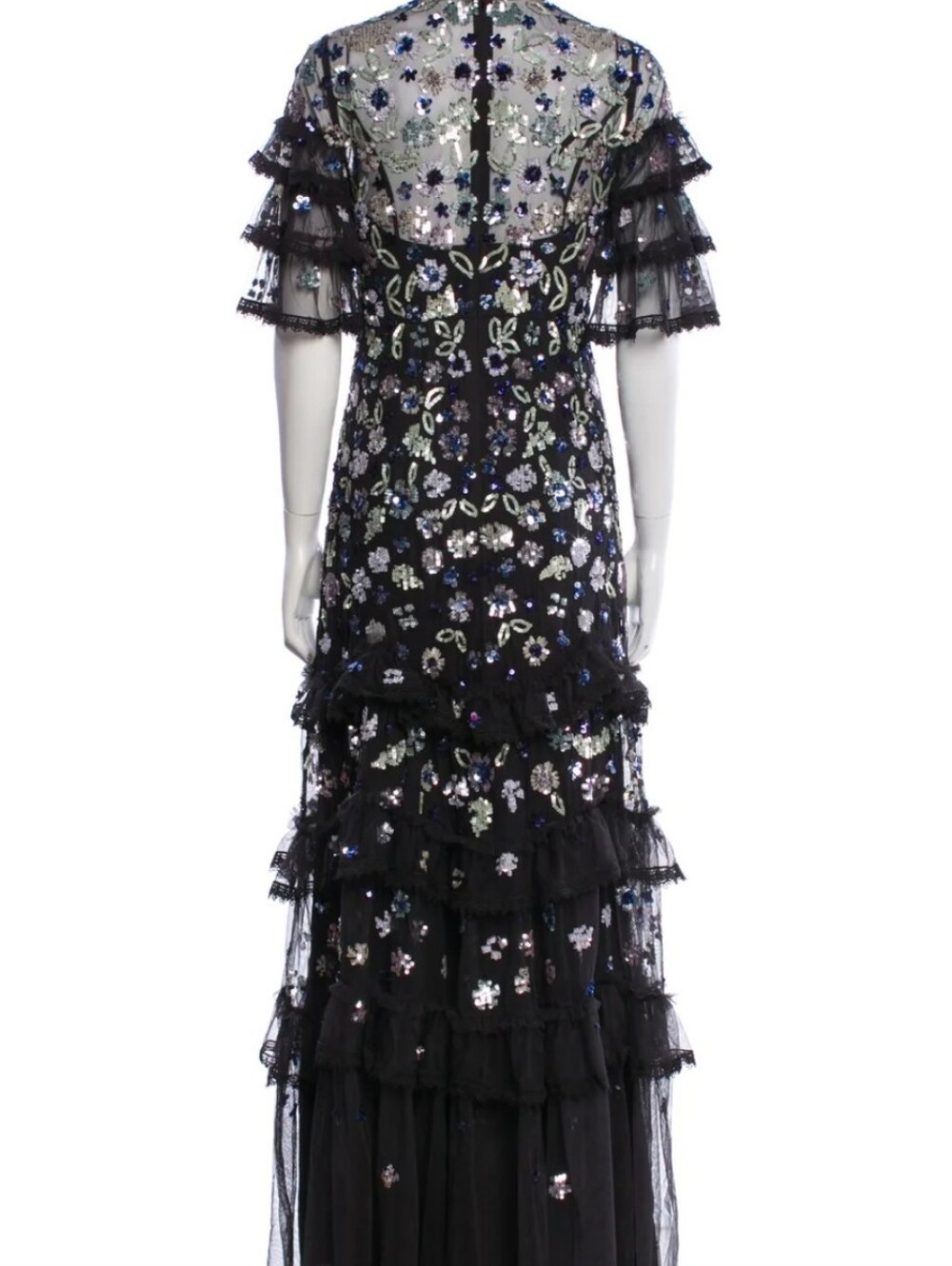 Needle & Thread Black Maxi Dress Fits size US 2 $789 - Picture 8 of 8